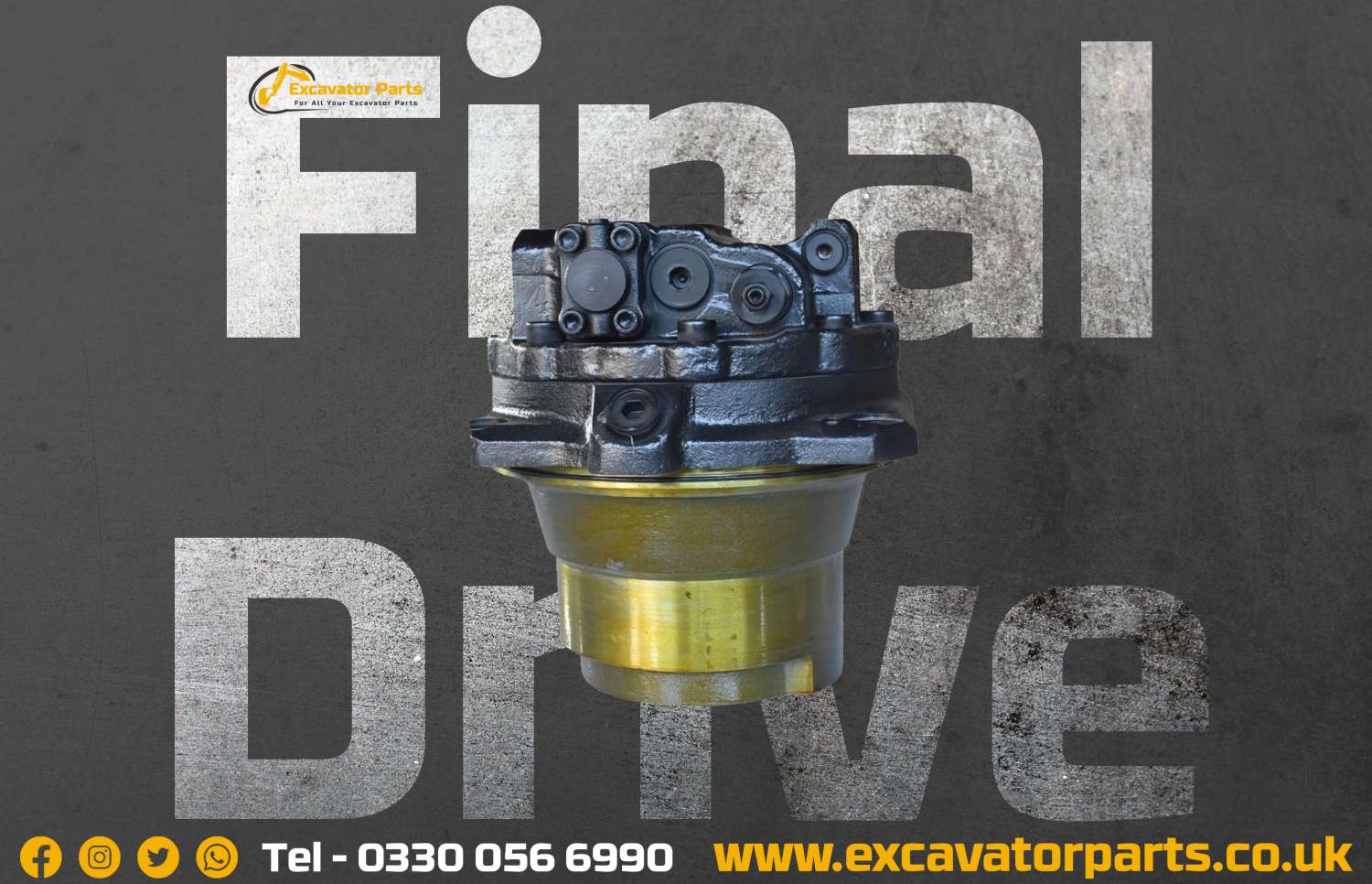 Hitachi ZX490LCH-6 Travel Motor